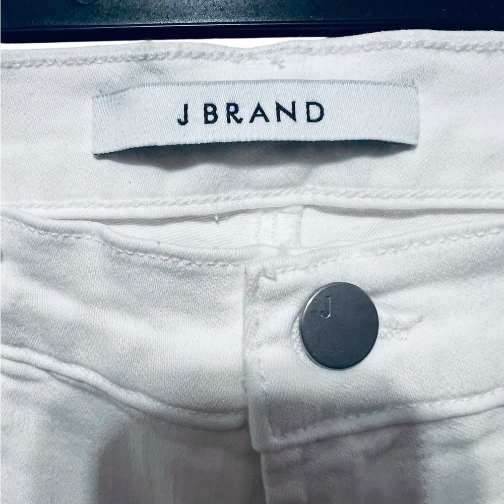 J Brand Ruby 30 High-Rise Cigarette Jeans – Blanc – Size 27 - Picture 7 of 8